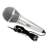 Microfone Profissional Mk2 P10 Leson Dinamico Unidirecional