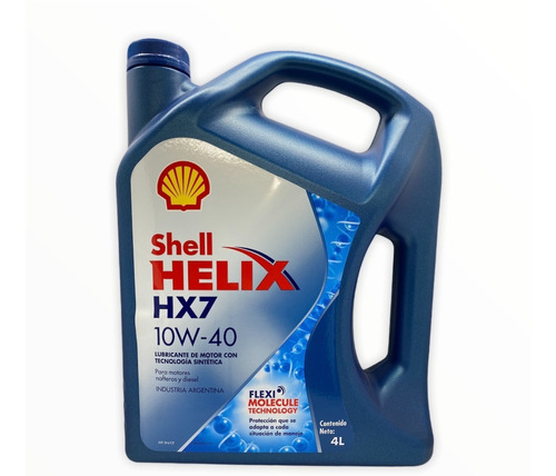 Shell Helix Hx7 10w40 X 4 Litros Semisintetico + Regalo