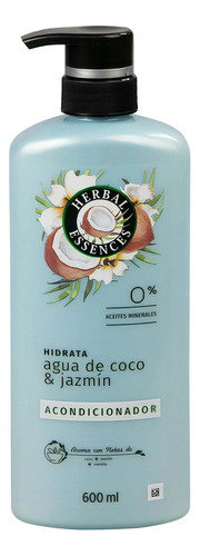  Acondicionador Herbal Essences Agua De Coco Y Jazmín 600ml