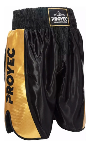 Short De Boxeo Proyec Bermuda Kick Boxing Profesional Raso