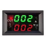 Mini Rele 12v Dc Dupl Digital Dual Display Led Temporizador