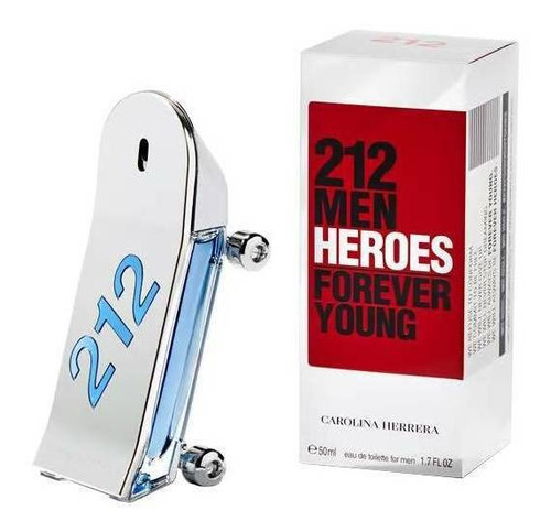 Carolina Herrera 212 Heroes Forever Young Edt 50ml Hombre