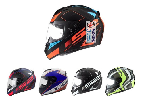 Jm Nuñez Casco Moto Integral Ls2 352 Cypress Kascal Locus