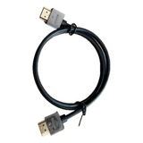 Cable Hdmi 0,5m Ultra Liviano Certificado 4k Arc V2.0 Metal 