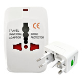 Adaptador Tomada Universal Internacional Uk Eua Europa Asia