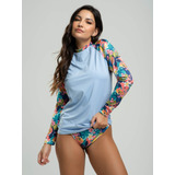 Camisa Feminina Segunda Pele Uv 50+ Termica Proteção Solar