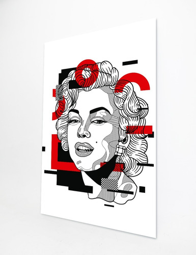 Cuadro Decorativo Moderno Marilyn Monroe Hd Sala Comedor