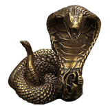 Nuobesty Estatua De Serpiente De Latón Cobra, Estatuilla De