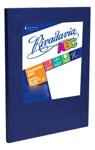  Rivadavia Abc 50 Hojas  Cuadriculada 1 Materias Unidad X 1 23.5cm X 19cm Color Azul