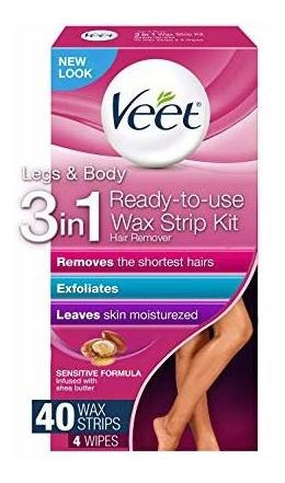 La Eliminación Veet Pierna Y Cuerpo Del Pelo -kit Fórmula Se