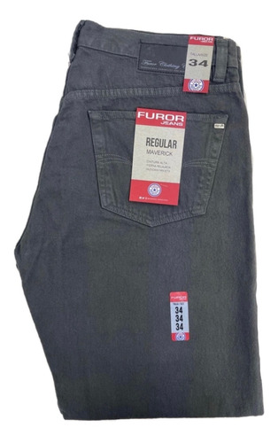 Pantalón De Mezclilla Teñida Recto Maverick Furor De Hombre