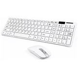 Combo Teclado Mouse Inalámbrico Ultra Delgado Protector Tecl