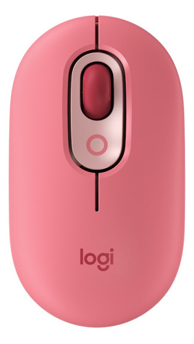Mouse Inalámbrico Silencioso Pop Logitech Con Emojis - Rosa