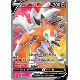 Carta Pokémon Lycanroc V Full Art Céus Em Evolução Original