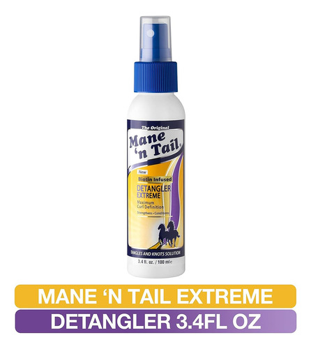 Mane N Tail Desenredante Extreme Pelo Ondulado Crespo 100ml