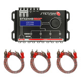 Processador Áudio Digital Stetsom Stx 2448 + 3 Cabos Rca 1m