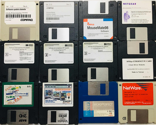 Lote 12 Diskettes 3.5 Vintage