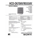 Manual De Serviço Reparo Sony Lbt-n555av - Arquivo Em Pdf