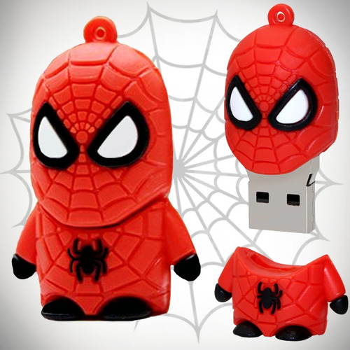 Memoria Usb De Spiderman - Superheroe - Avengers Marvel 32gb