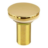 Válvula Inteligente Click Up Ralo De Banheiro Pia Lavatório 7/8 Maior Cuba Metal Aço Inox Luuk Young E312d Dourado Brilhante