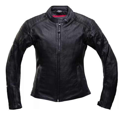 Campera Cuero Moto Stav Lady Style Protection - Teo Motos 