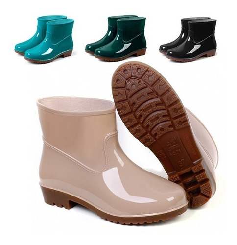 Bota De Lluvia Impermeable Para Dama