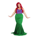 Disfraces Disfraz De Sirena Para Mujer Talla Grande