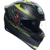 Casco Para Moto Agv K1 S Track  Talla L Color Negro