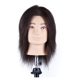 Cabeça De Manequim, Cabelo Masculino, 100% Humano, 20 Cm, Ma