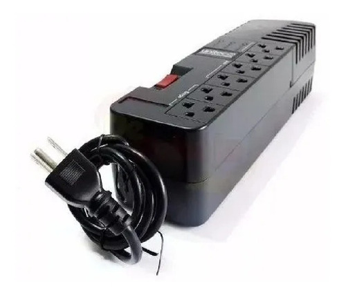 Regulador Automático Multitoma Voltaje 990va 6 Tomas Unitec