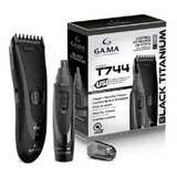 Combo Ga.ma T744 Cortapelo T742+trimer Gnt512 Black Titanium