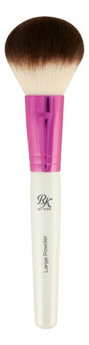 Brocha En Polvo Facial Kiss New York Rk Maq.ref.rmub02, Color Blanco