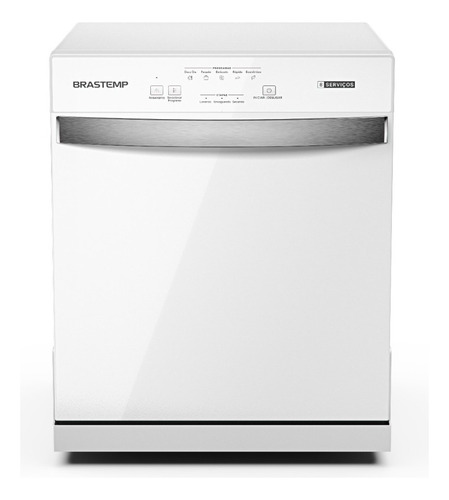 Lava-louças 8 Serviços Blf08bb Branca Brastemp Cor Branco 110v