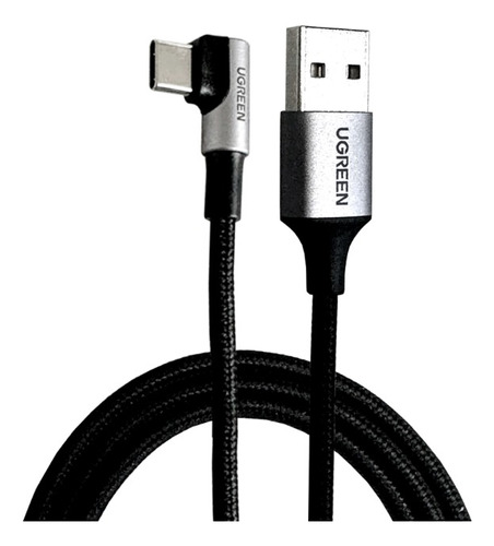 Ugreen Cable Carga Rapida 60w Usb-a A Usb-c Angulo 90° 1m