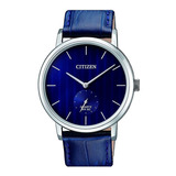 Reloj Hombre Citizen Quartz Be9170-05l /relojería Violeta Color De La Correa Azul Color Del Bisel Plateado Color Del Fondo Dorado 60929