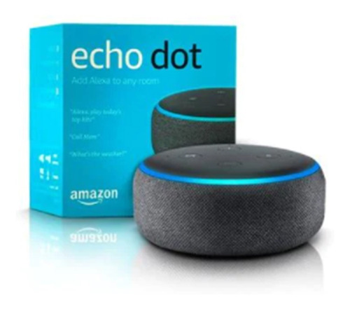 Caixa De Som Echo Dot 3 Geracao Alexa Speaker Controla Tvs
