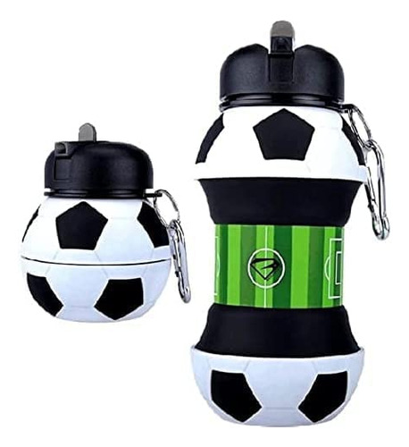 Louis Donné Botellas De Agua De Fútbol De 19 Oz Para Niños, 