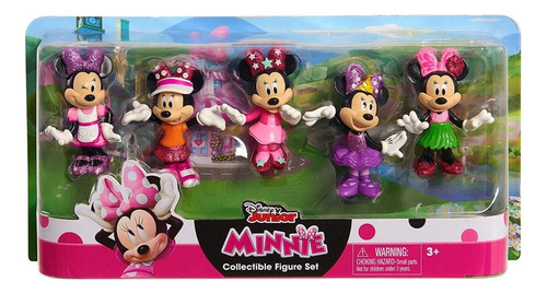 Set De Figuras Coleccionables Disney Minnie Y Sus Amigos