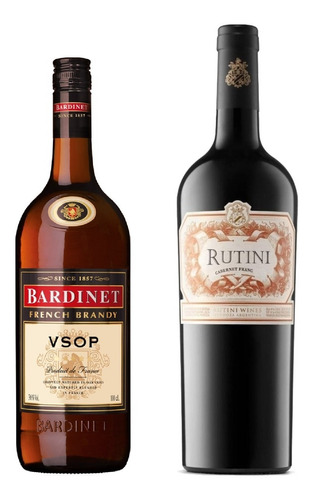 Brandy Bardinet Napoleon Vsop + Vino Rutini Cabernet Franc