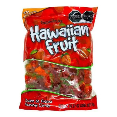 Gomitas De Fresa Hawaiian Fruit Dulce Mexicano Gummy 3d