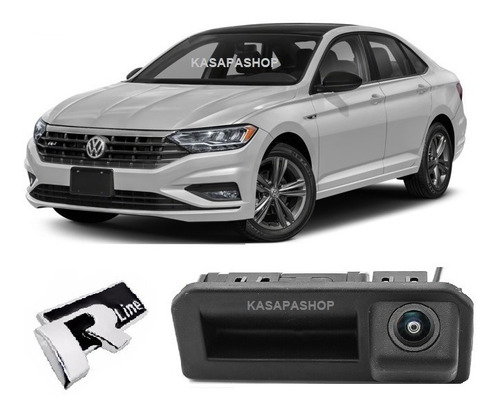 Camara De Reversa Hd Jetta Mk7 R-line  De Chapa De Cajuela