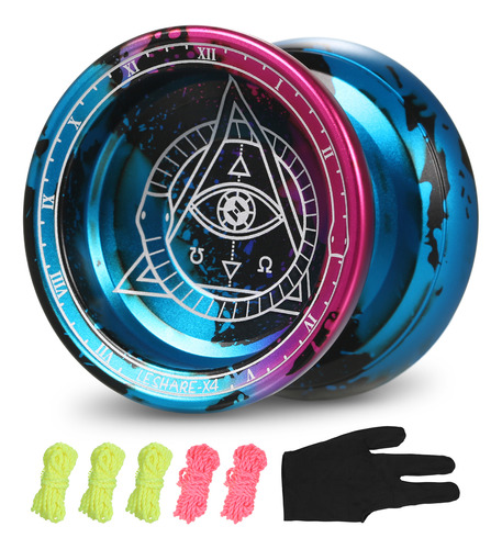 Yoyo Ball Yoyo Professional Y Guantes Yo Con Aluminio