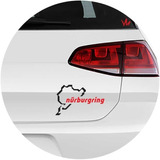 Adesivo Nurburgring 2 Cores Bmw Vw Audi Rebaixado Carro 