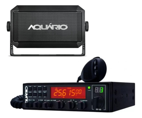 Rádio Aquario Px Rp-80 V.14 E Caixa De Som Externa De Brinde