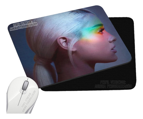 Pad Mouse Rectangular Ariana Grande Cantante Pop Musica 5