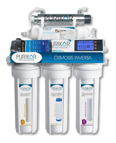 Purificador De Agua Purikor Ósmosis Inversa 6 Etapas 100 Gpd