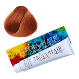 Kit Tintura Tróia Hair  Profissional Troia Colors Tom #8.77 Ruivo