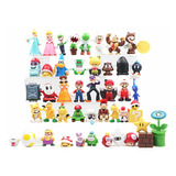 48pcs Super Mario Bros Acción Figura Modelo Juguete Regalo