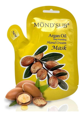 Pack 10 Mascarillas Hidratante Manos Argan Oil Mondsub