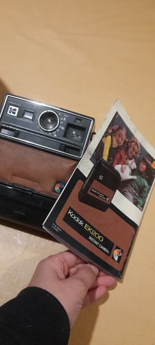 Camara Fotografica Kodak Vintage Ek 200. Con Manual Original